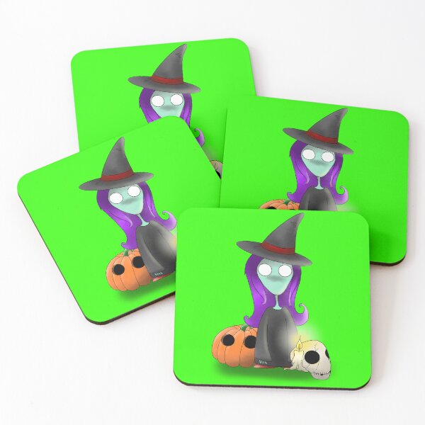 Item preview, Creepy Cute Witch Hallowe’en Theme (Crooties) designed and sold by Tarnya Jones.