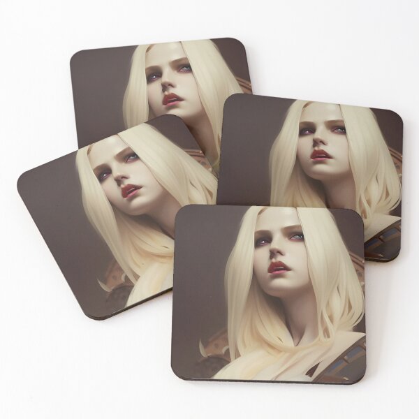 Item preview, Vampire Secy Blonde Lady Seductress Art Beautiful Artwork designed and sold by Eliteijr.