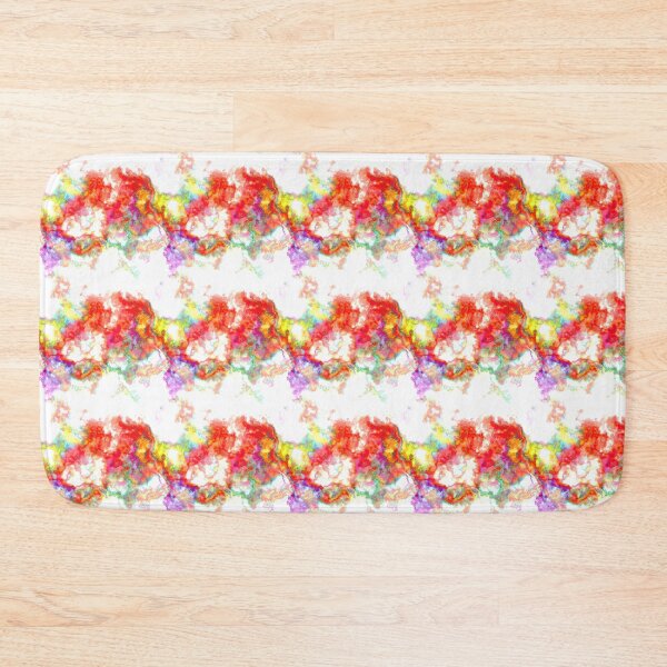 Item preview, Alizarin abstract stains on white background designed and sold by Kolinnaprint.