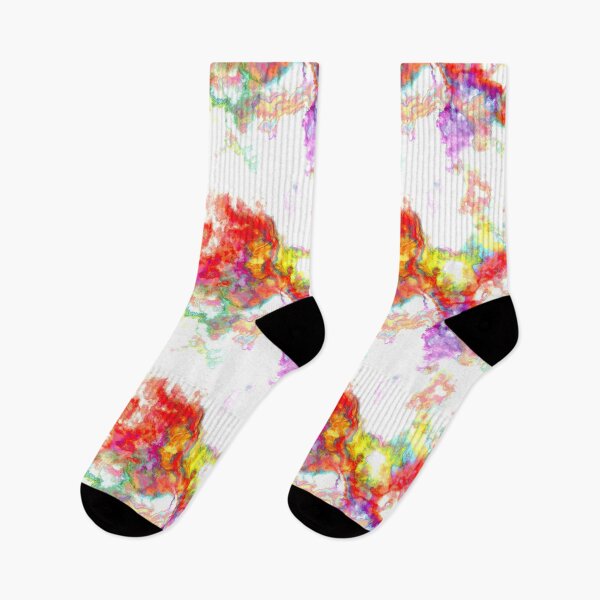 Item preview, Alizarin abstract stains on white background designed and sold by Kolinnaprint.