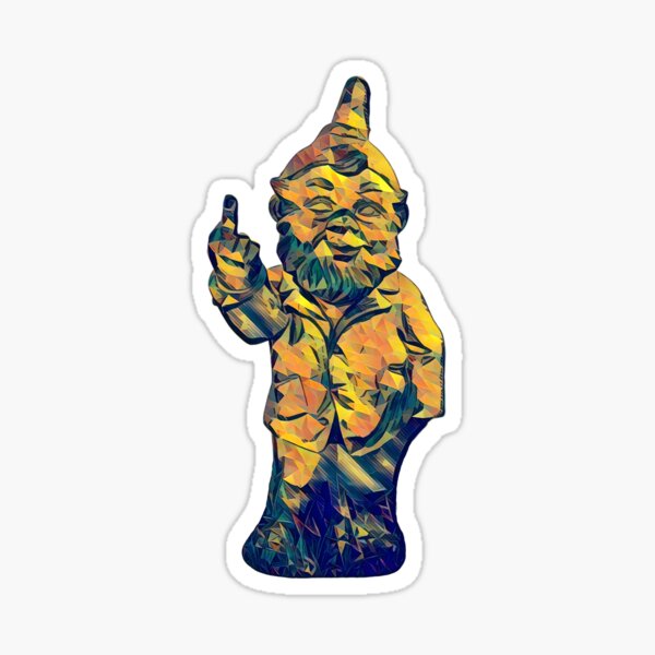 Offensive Gnome Sticker