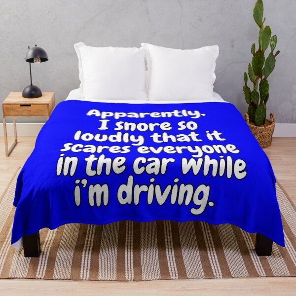 Item preview, Funny Sarcastic Saying Apparently, I Snore So Loudly designed and sold by fantasticdesign.