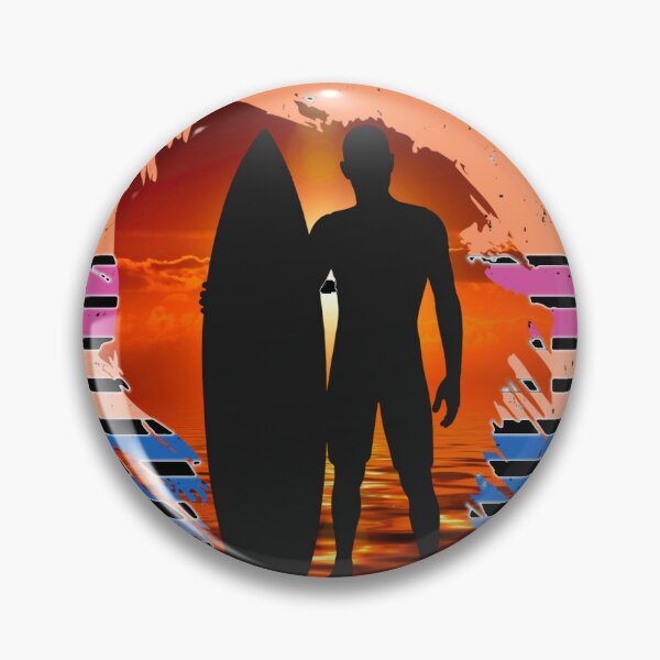 Item preview, Surfing in paradise - tropical surfer designed and sold by AspectArtWorks.