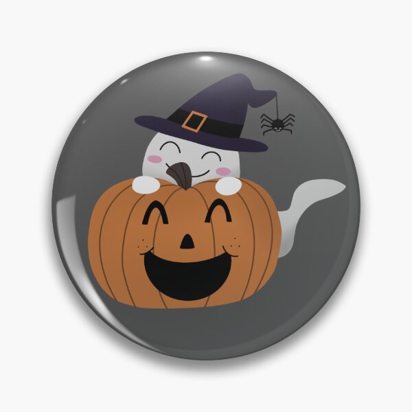 Item preview, Cute Ghost and Pumpkin designed and sold by MaelynnMeep.