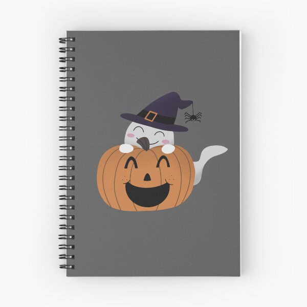 Item preview, Cute Ghost and Pumpkin designed and sold by MaelynnMeep.