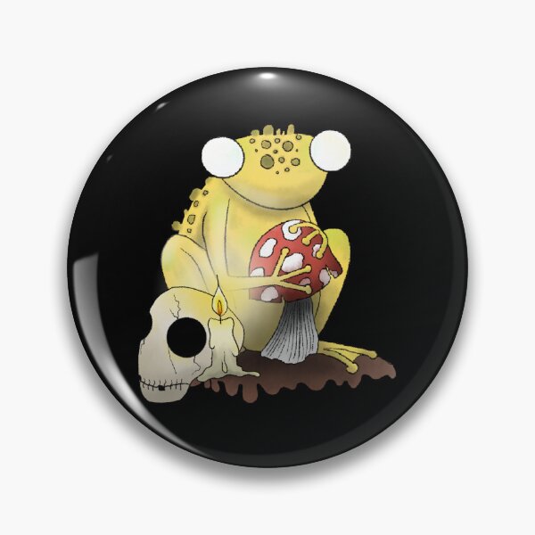 Item preview, Pintura digital espeluznante lindo sapo de Halloween (Crootie) designed and sold by Tarnya Jones.