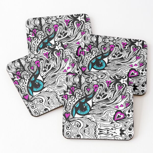Item preview, I have Got My Eye on You Miniature Tangle 14 Var 2   designed and sold by Heatherian.
