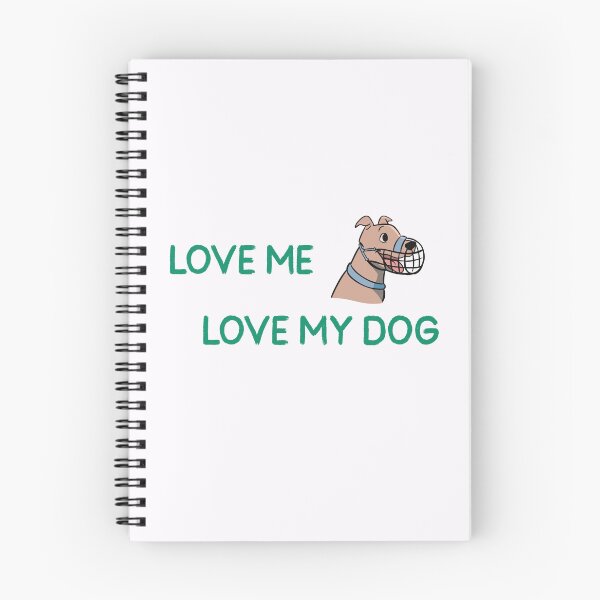Item preview, Love Me, Love My Muzzled Dog designed and sold by kookycomet.
