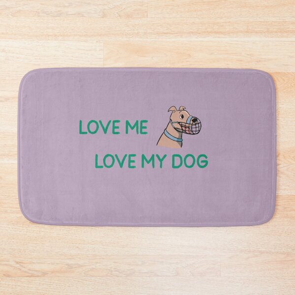 Item preview, Love Me, Love My Muzzled Dog designed and sold by kookycomet.