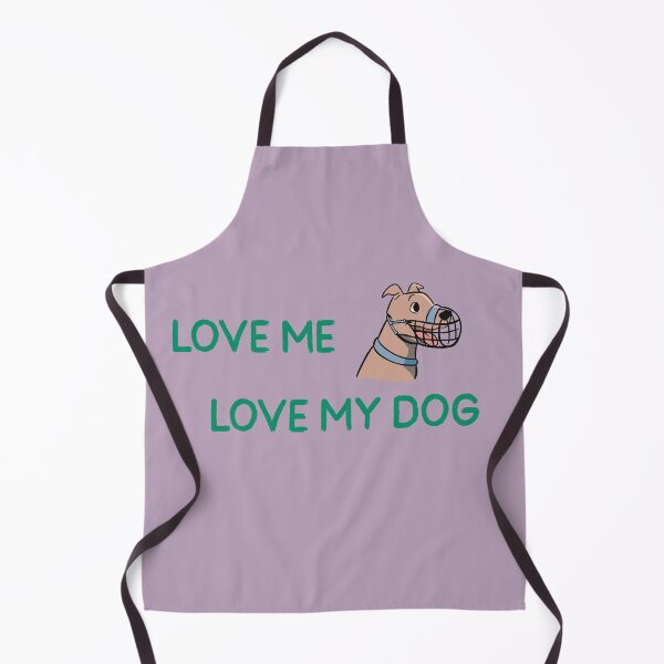 Item preview, Love Me, Love My Muzzled Dog designed and sold by kookycomet.