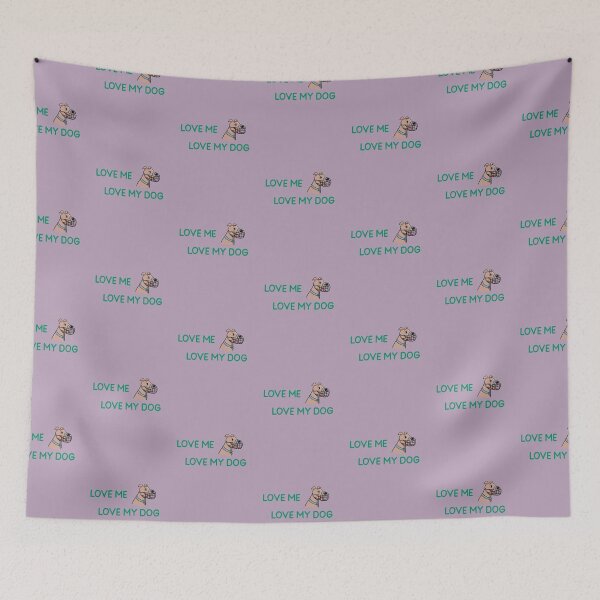 Item preview, Love Me, Love My Muzzled Dog designed and sold by kookycomet.