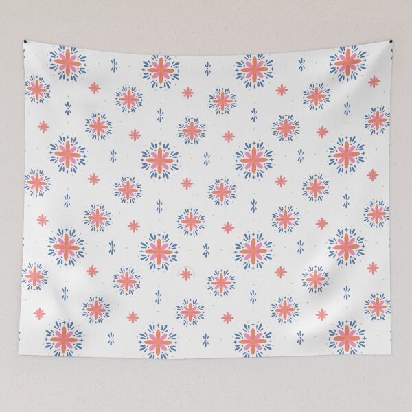 Item preview, Pink and Orange Floral designed and sold by Ashley Santoro Draws.