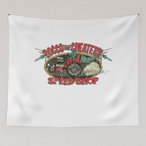 Item preview, Drag Racing Rocco & Cheaters Speed Shop 1944  designed and sold by CorinaBraun.