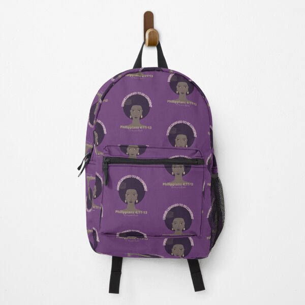 Item preview, I Have Learned to be Content KJV - Vintage Purple designed and sold by TheReporter1.