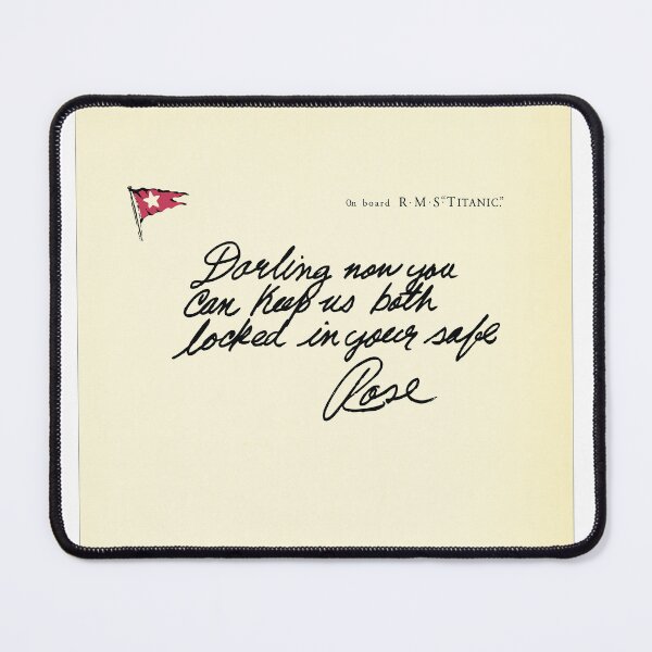 Item preview, Note to Cal - Letter from Rose - Titanic (1997) Yellow Version designed and sold by Never Let Go Vintage™.