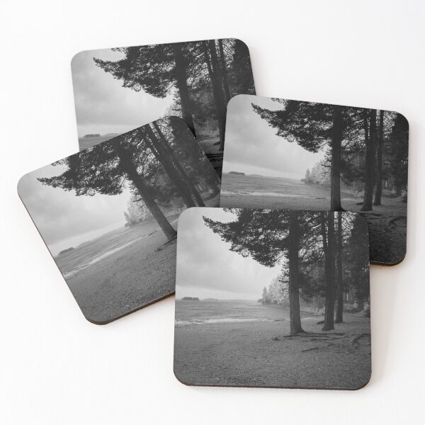 Item preview, Beach of the fall at Pyhaniemi bw designed and sold by Jouko Lehto Photography.
