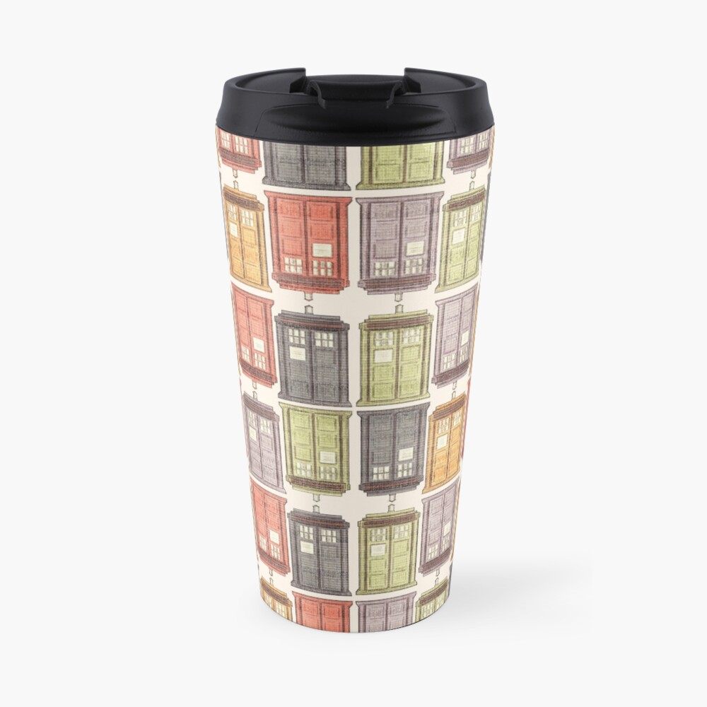 Assorted Police Boxes Travel Mug
