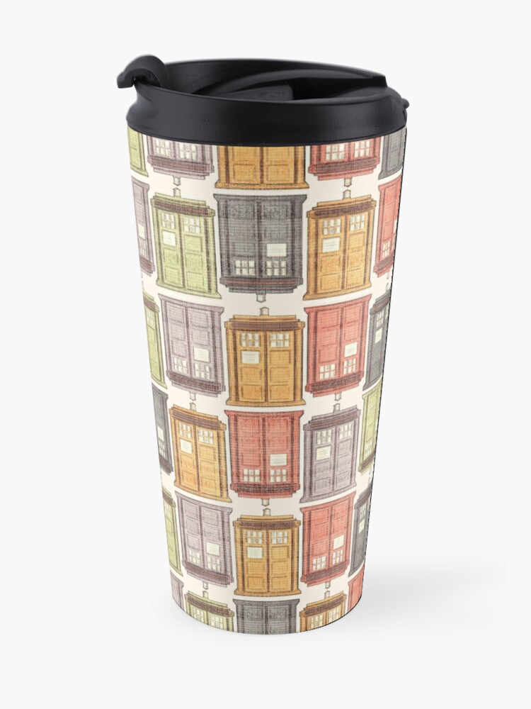 Alternate view of Assorted Police Boxes Travel Mug