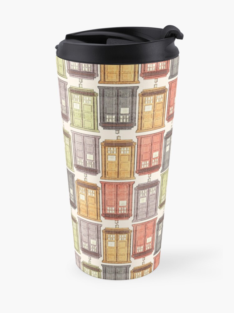 Alternate view of Assorted Police Boxes Travel Mug