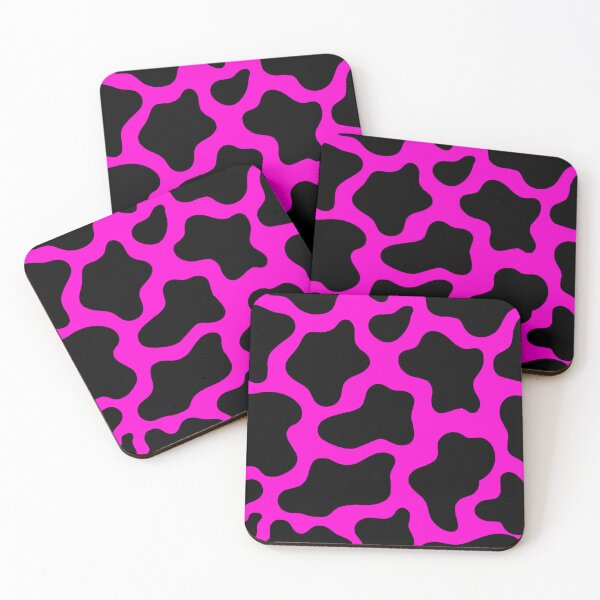 Item preview, Black and Fuxia Cow Pattern designed and sold by daenyses.