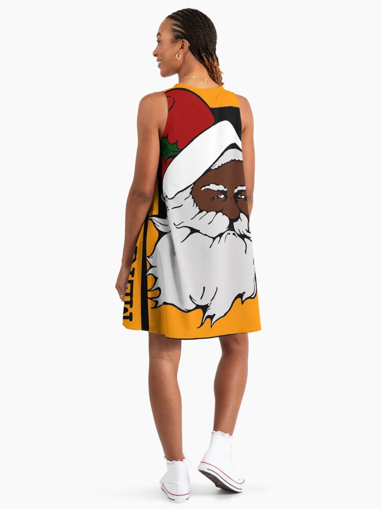 white christmas dresses Custom South Africa Christmas Hoodie Dress Geseende Kersfees Santa Claus  African Pattern main image 0