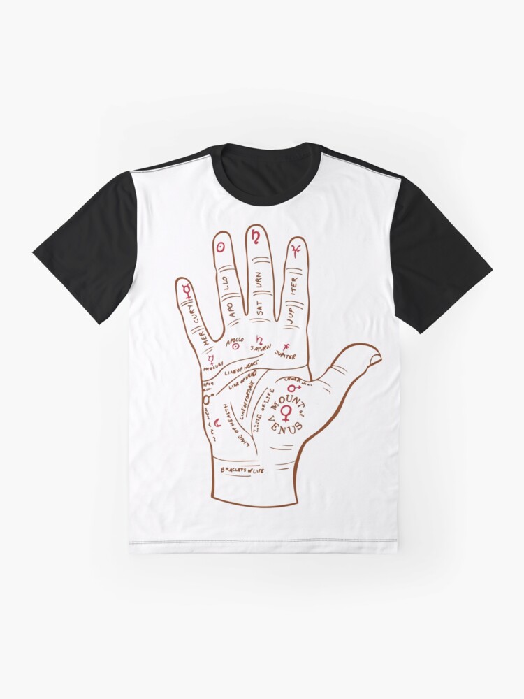 Alternate view of Palmistry // Palm Reading // Palm Reader Graphic T-Shirt