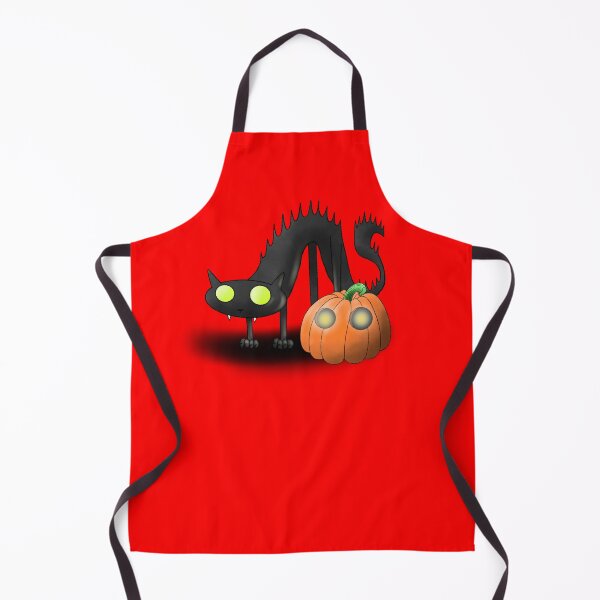 Item preview, Creepy Cute Hallowe’en Cat Digital Painting (Crooties) designed and sold by Tarnya Jones.