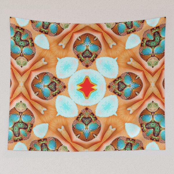 Item preview, HARMONIOUS COCKTAIL OF ARUBA SHELLFISH - UNFORGETTABLE ARUBA SOUVENIRS - ARUBA ISLAND PARADISE ABSTRACT GEOMETRIC PAINTING - ARUBA ABSTRACT FLAG INSPIRATION - ARUBA ONE HAPPY ISLAND. designed and sold by Ralek.