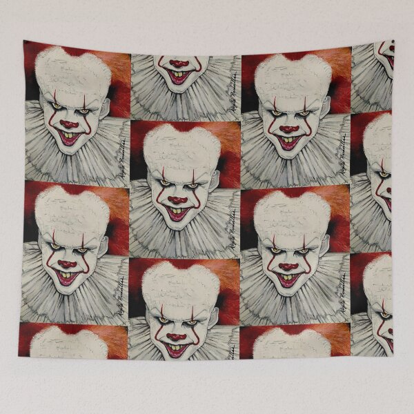 Item preview, Horror clown T-shirt designed and sold by Angelo4art.