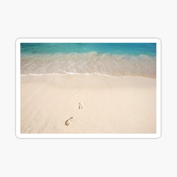 Item preview, photo footprints on beach designed and sold by mystudiocreate.