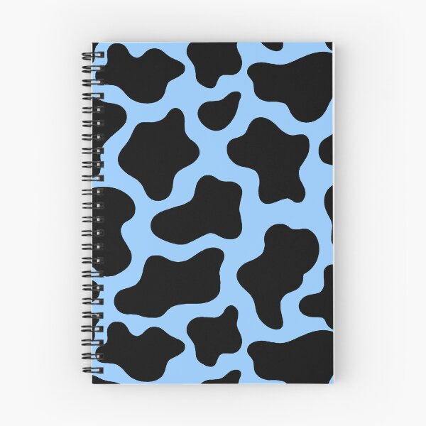 Item preview, Black and light blue Cow Pattern designed and sold by daenyses.