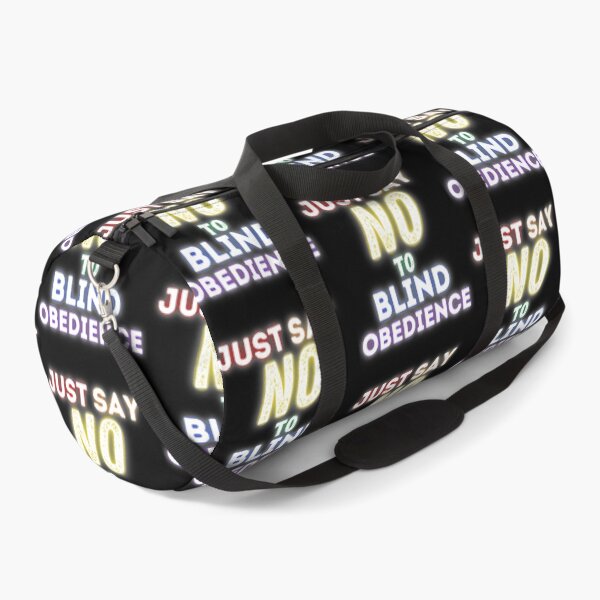 Item preview, Just Say No To Blind Obedience Disobey Don't Comply Rainbow  Classic  designed and sold by jodhadozioz.