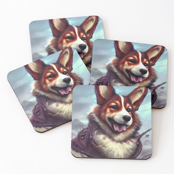 Item preview, AI Generated Art, War Corgi designed and sold by RabbitHoleMI.
