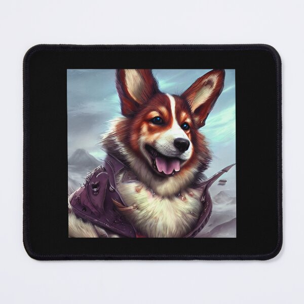 Item preview, AI Generated Art, War Corgi designed and sold by RabbitHoleMI.