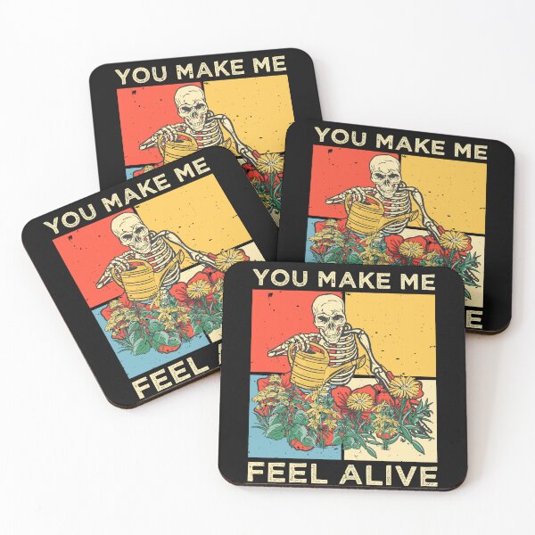 Item preview, You Make Me Feel Alive Skeleton Lovers designed and sold by Miaramar.