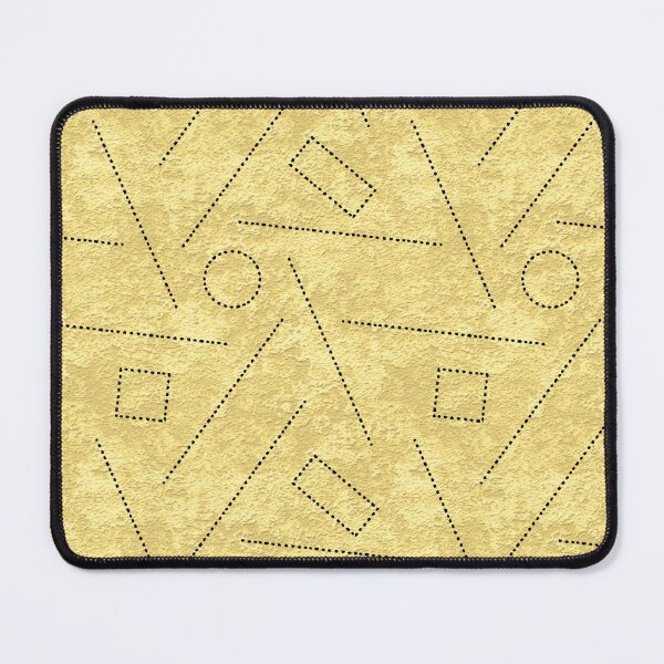 Item preview, Geometric shapes on a yellow background designed and sold by Olha Volokhova.