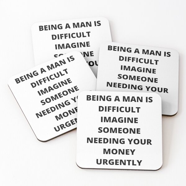 Item preview, Being a man is difficult designed and sold by Vionarodgers.