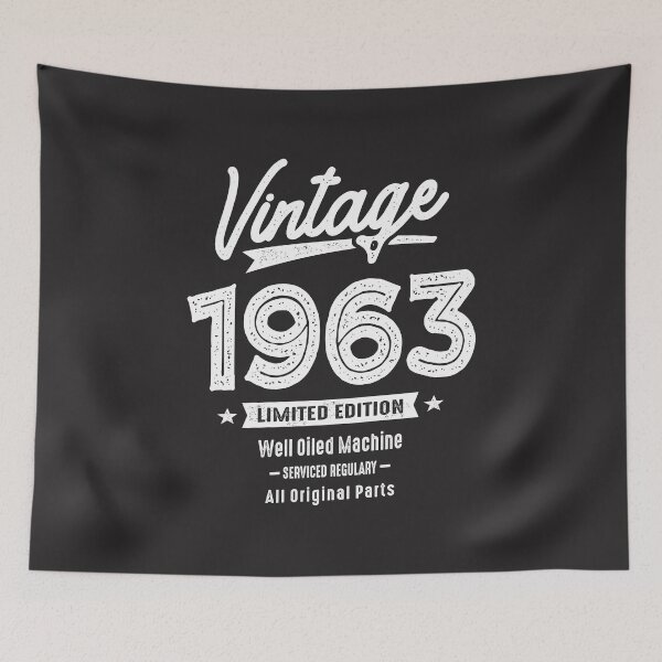 Item preview, Vintage Born in 1963 - 61st Birthday Retro Classic designed and sold by cidolopez.