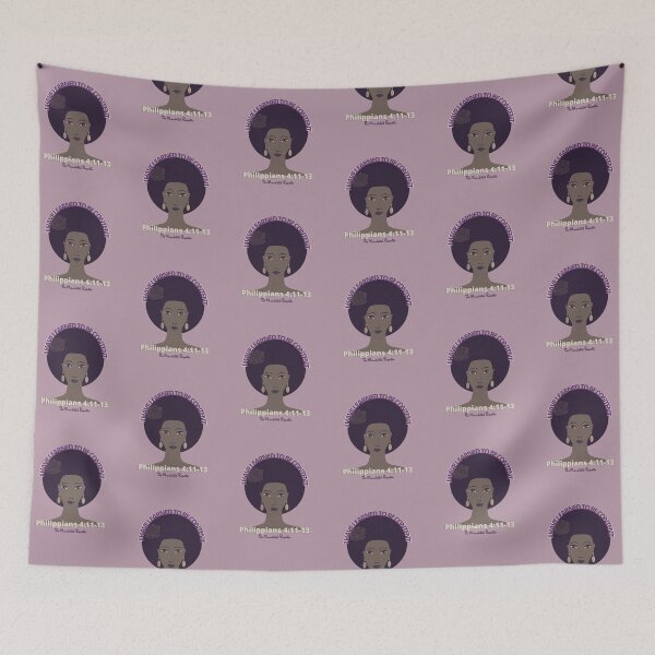 Item preview, I Have Learned to be Content KJV - Light Purple designed and sold by TheReporter1.