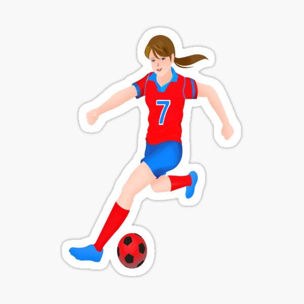 Item preview, GIRL SOCCER PLAYER designed and sold by sailorsam1805.