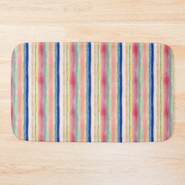 Item preview, Irregular vertical lines in vivid color watercolor designed and sold by AbbyLedGar.