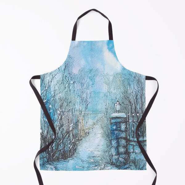 Item preview, Blue Winter Scene 2 designed and sold by Vicky Dolan Art.