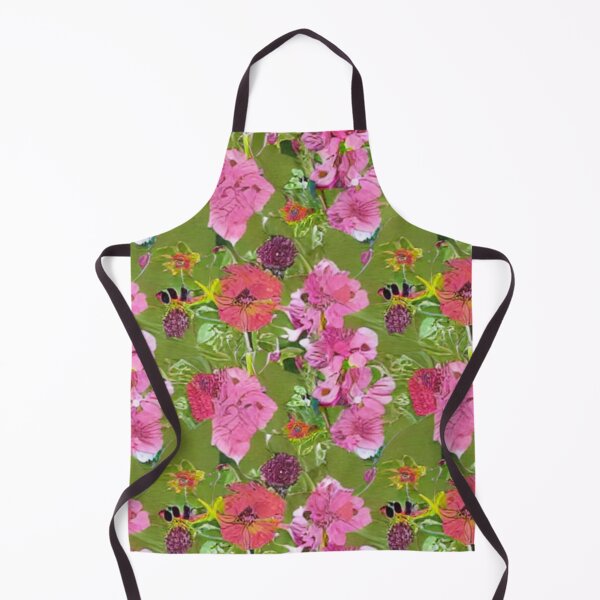 Item preview, Pink and orange flower patterns designed and sold by ArteEterno.