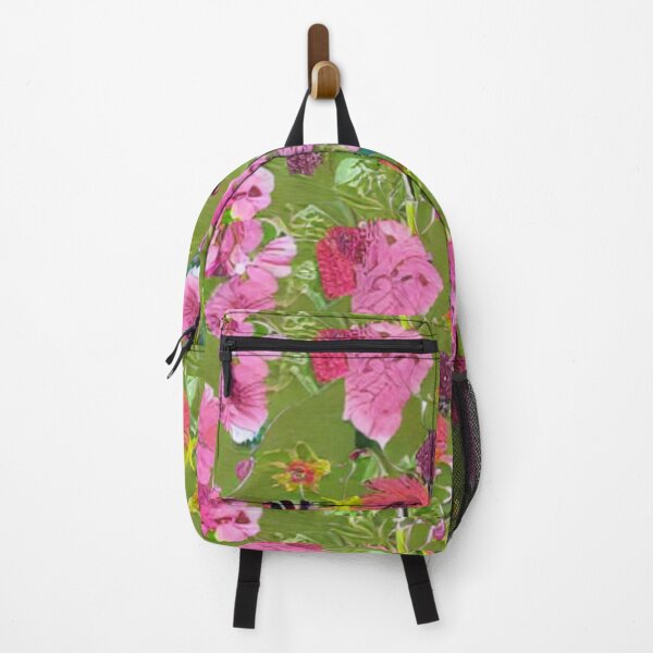 Item preview, Pink and orange flower patterns designed and sold by ArteEterno.