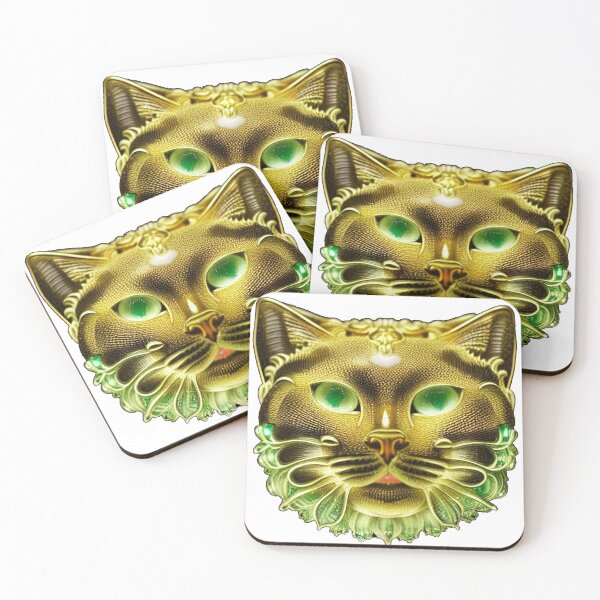 Item preview, Cat Badge - Gold designed and sold by OrobicOak.