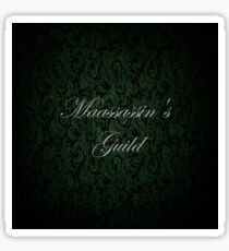 Maassassin's Guild Sticker