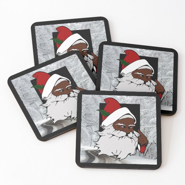 Item preview, Black Santa Claus | Afro santa | African, snow in Christmas  designed and sold by Giovanni-c.
