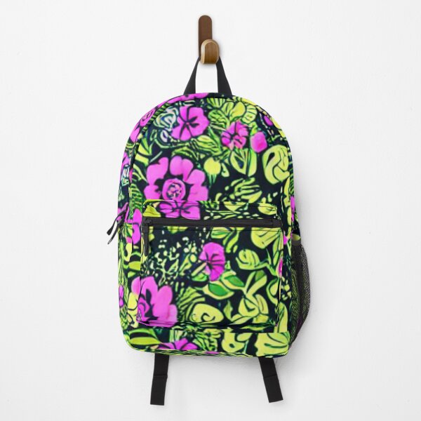 Item preview, Yellow and pink flower patterns designed and sold by ArteEterno.