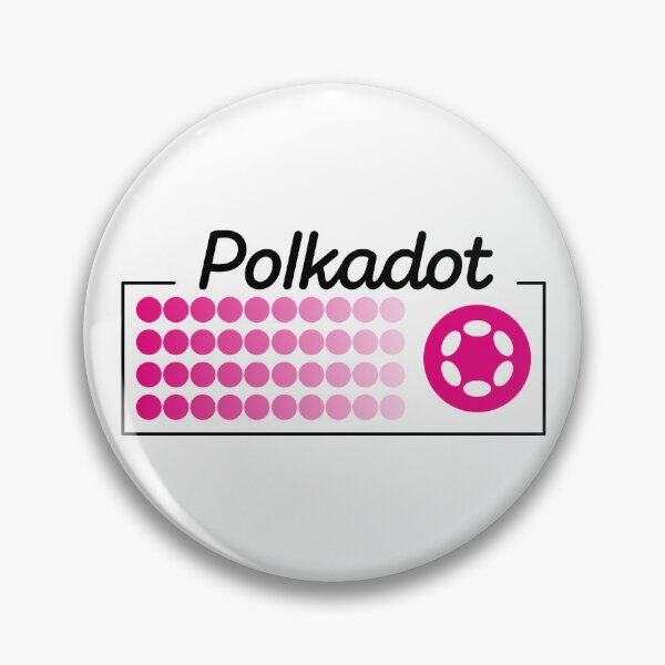 Item preview, Polkadot DOT Crypto Altcoin - Fading Pink Dots designed and sold by CryptoMoods.