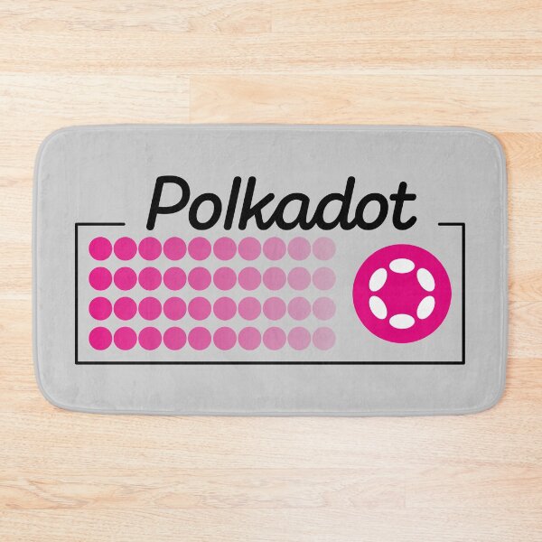 Item preview, Polkadot DOT Crypto Altcoin - Fading Pink Dots designed and sold by CryptoMoods.